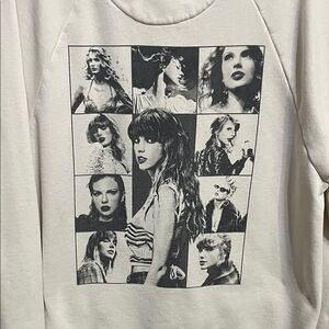 Taylor Swift The Eras Tour Off-White Large Hoodie
